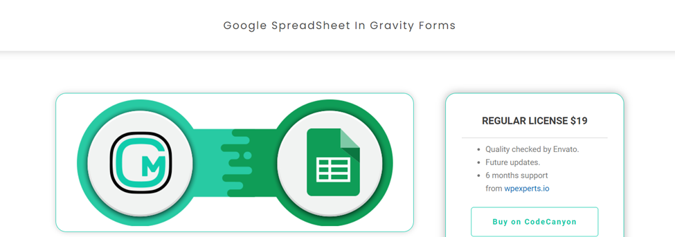 Google SpreadSheet In Gravity Forms 