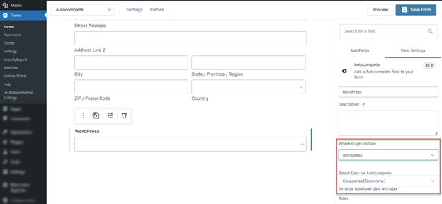 Address Google Autocomplete In Gravity Forms - Advanced Features 