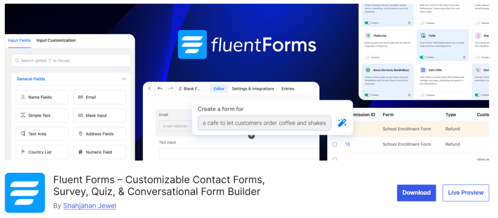 Fluent Forms – The Smart, All-in-One Gravity Forms Replacement