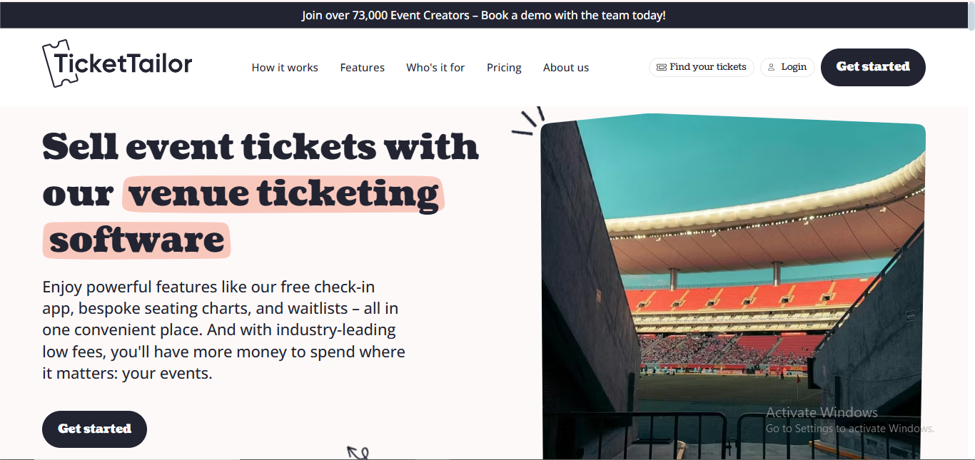 Ticket Tailor İntegration