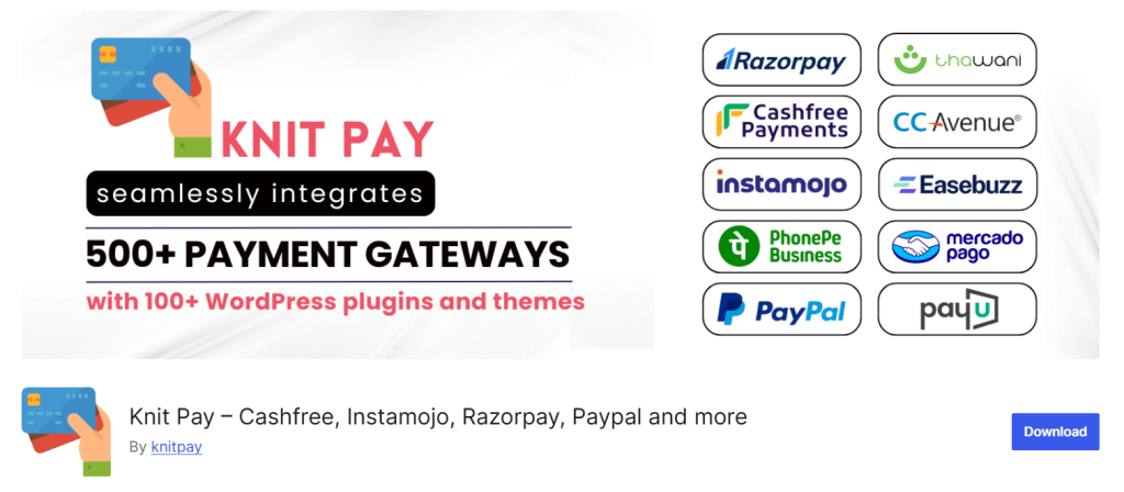 Knit Pay - Best Multi-Gateway Support