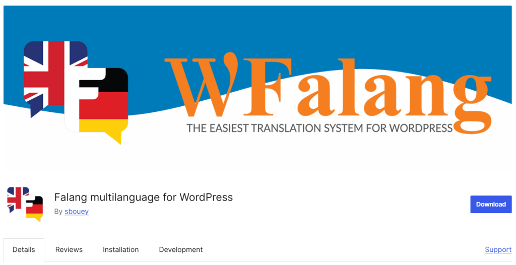 Falang - multilingual workflows in WordPress
