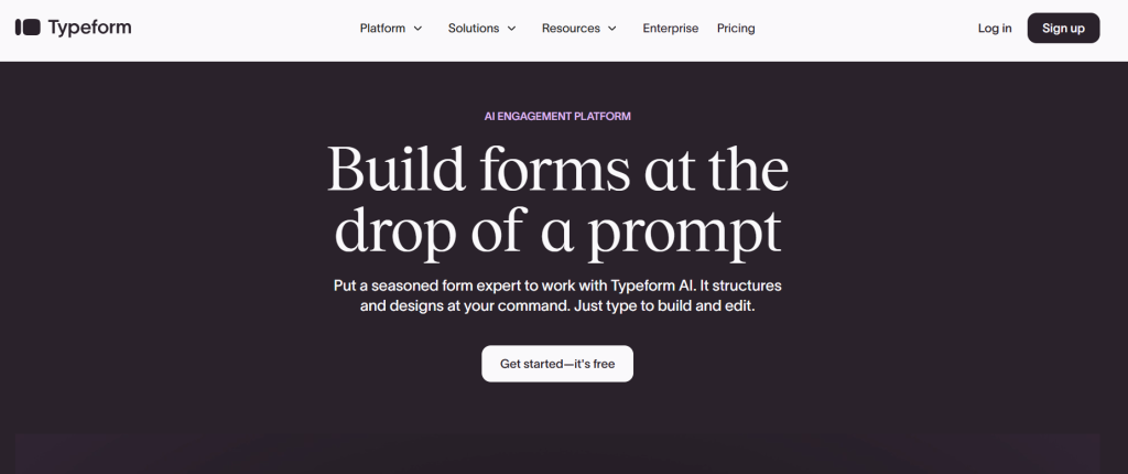Typeform - Google form alternative